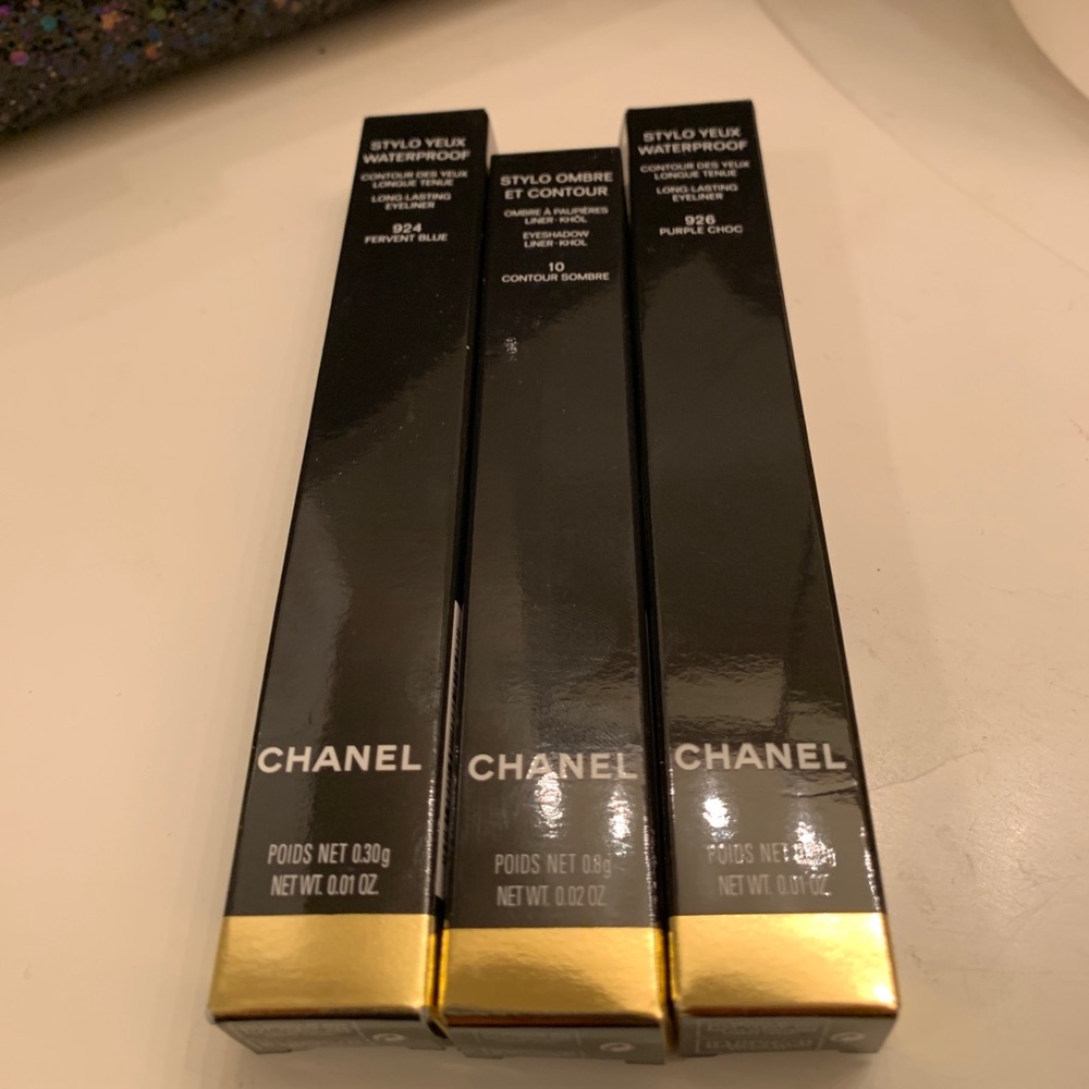 Empty Chanel boxes